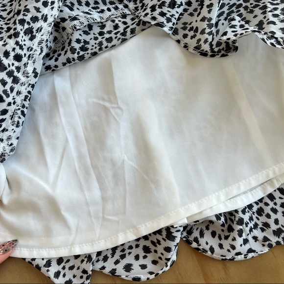 VICI Dalmatian Spotted Ruffle Mini Dress - Picture 5 of 5